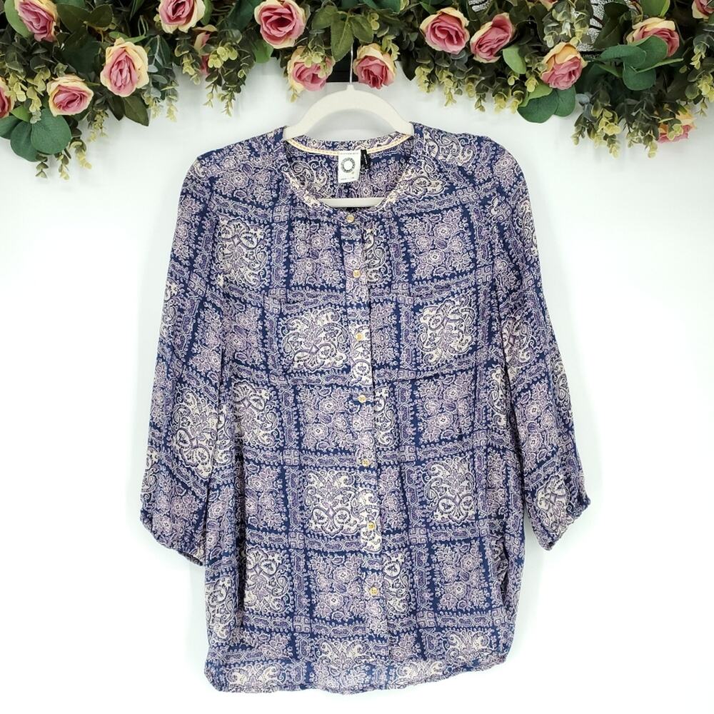 Anthropologie Akemi + Kin Coconino Bohemian Top